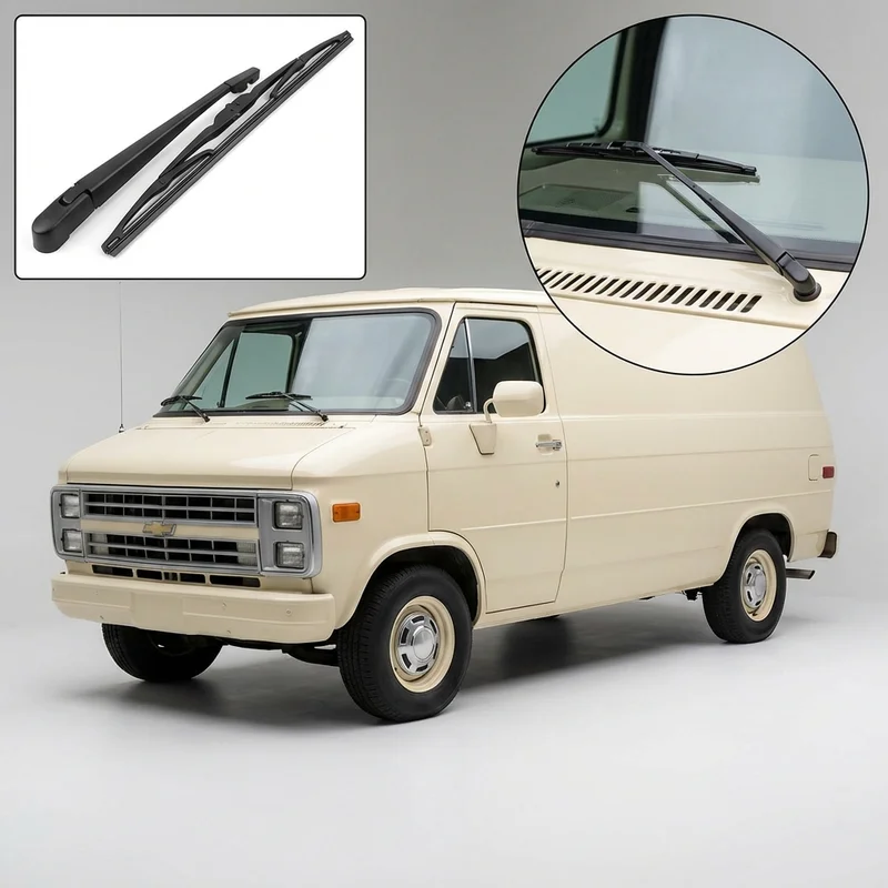 Passenger Side Wiper Blade for Chevrolet P20 Van (1968 - 1974) - 1